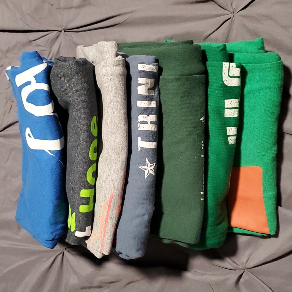 Lot of 7 pre loved t shirts